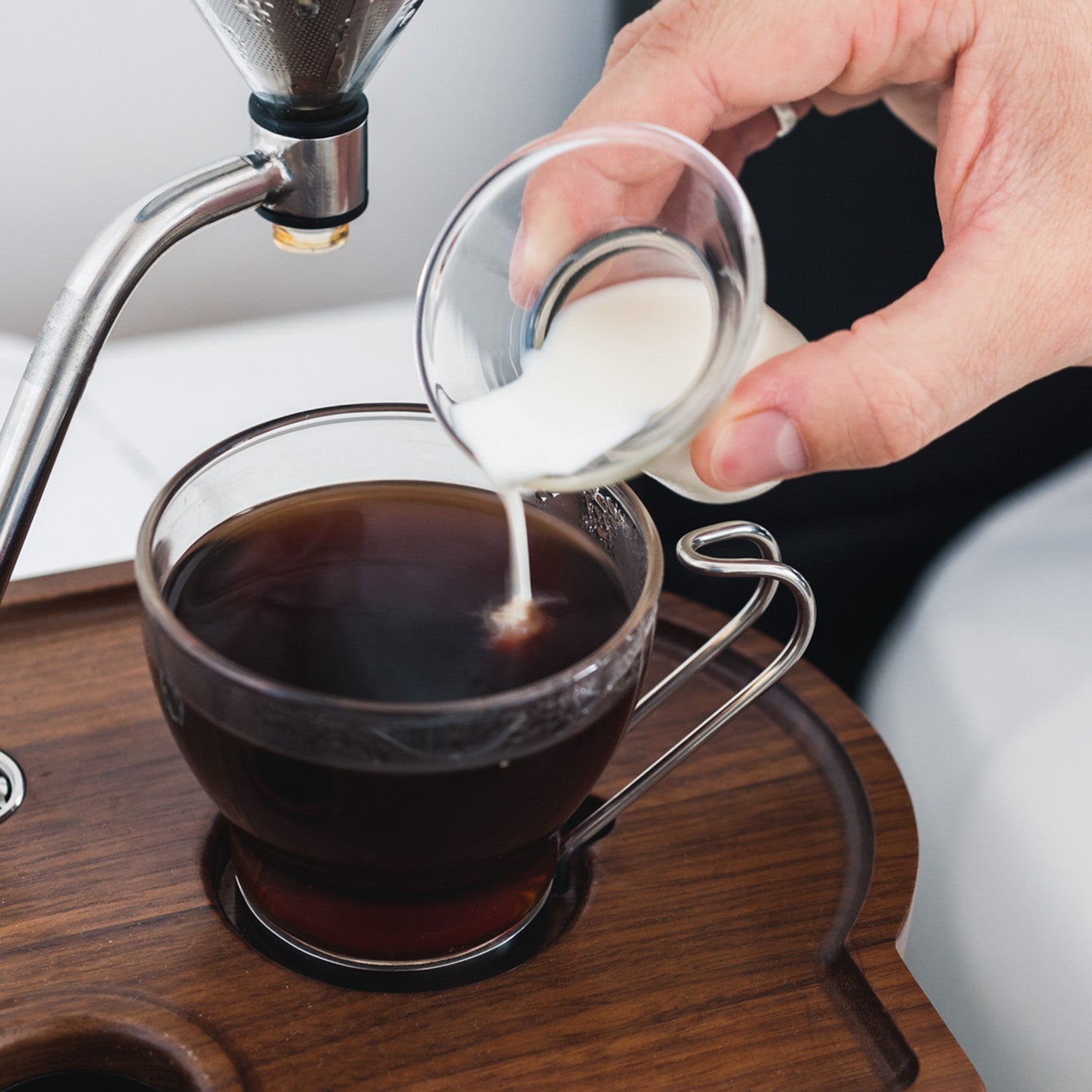 Smart Tea & Coffee Alarm Clock - White 1 Pc